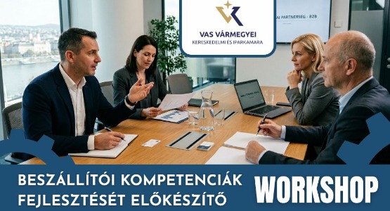 Beszállítói kompetenciák fejlesztését előkészítő workshop - 2026. április 20.