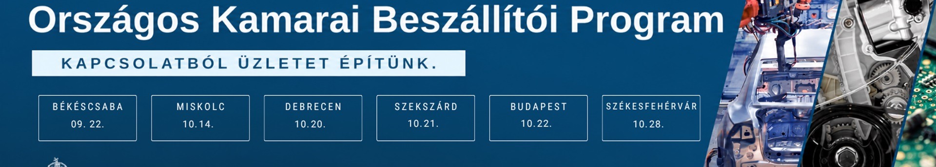 Dél-dunántúli Beszállítói Fórum- Szekszárd 2026.október 21.