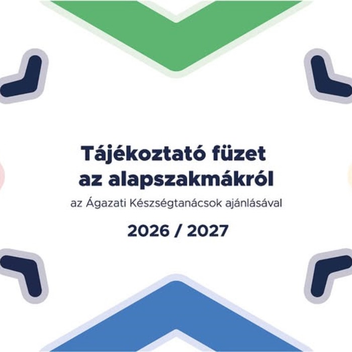 Megjelent az alapszakmákat bemutató kiadvány frissített változata