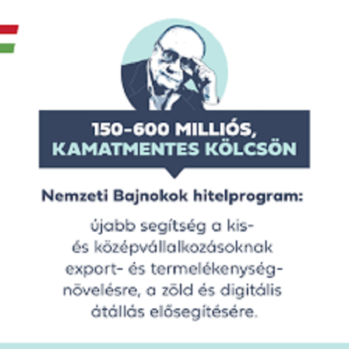 Nemzeti Bajnokok Hitelprogram mikro-, kis- és középvállalkozások részére