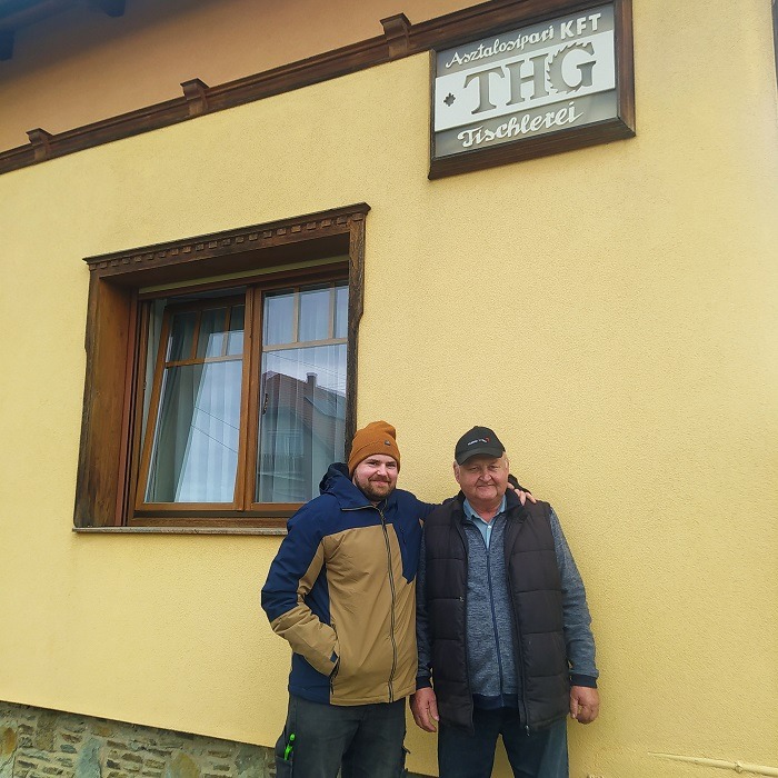 Családi hagyomány és szakmai utánpótlás az asztalosműhelyben