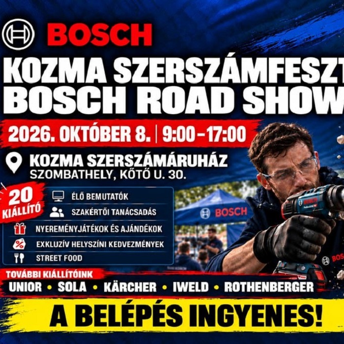 Kozma Szerszámfeszt – Bosch Road Show