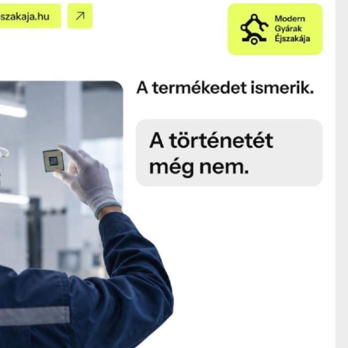 Modern Gyárak Éjszakája 2026 - nyissa ki Ön is cége kapuját