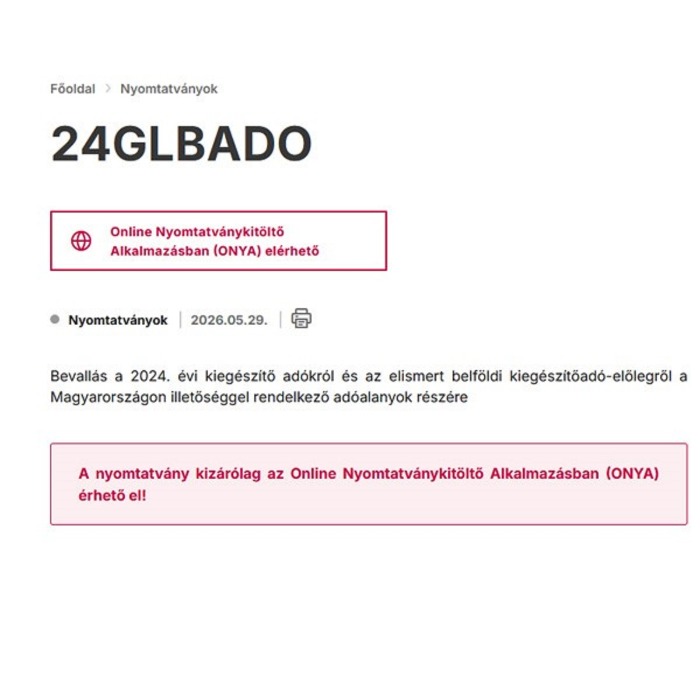 Június 30-ig várja a NAV a nagyvállalatok 2024-es GloBe-adó bevallását