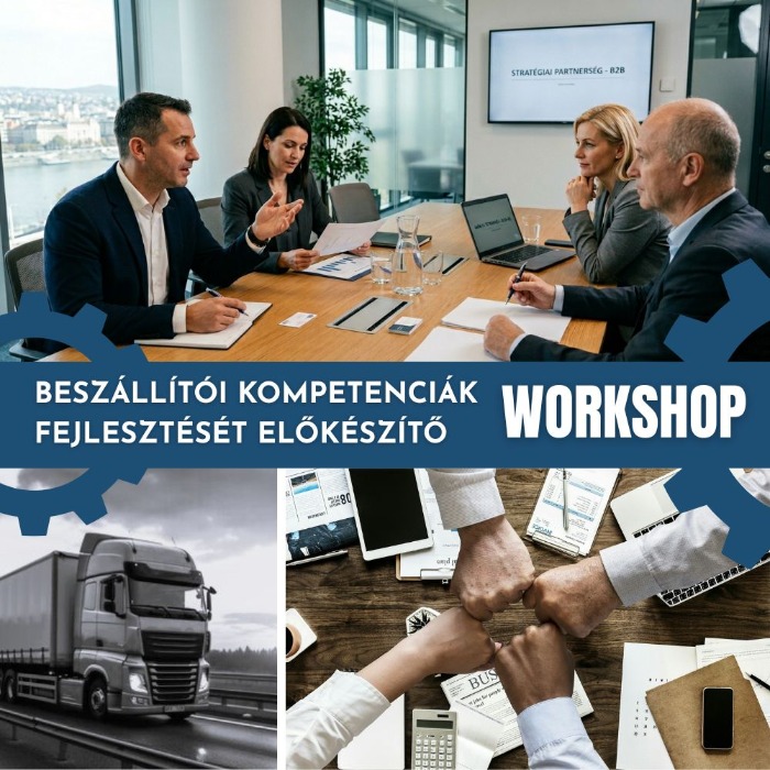 Beszállítói kompetenciák fejlesztését előkészítő workshop - 2026. április 20.