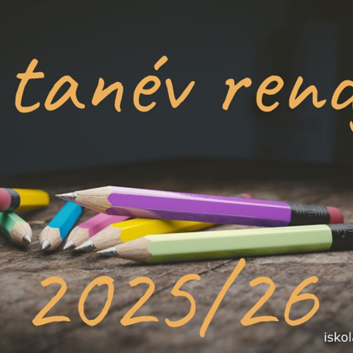 A 2025/2026. tanév rendje