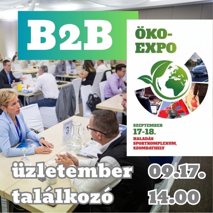 B2B üzletember találkozó az Öko-Expón 09.17.